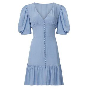 THE KOOPLES Button Front Blue Dress Size 3